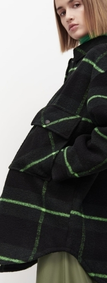 ZARA plaid padded overshirt - Picture 6 of 9